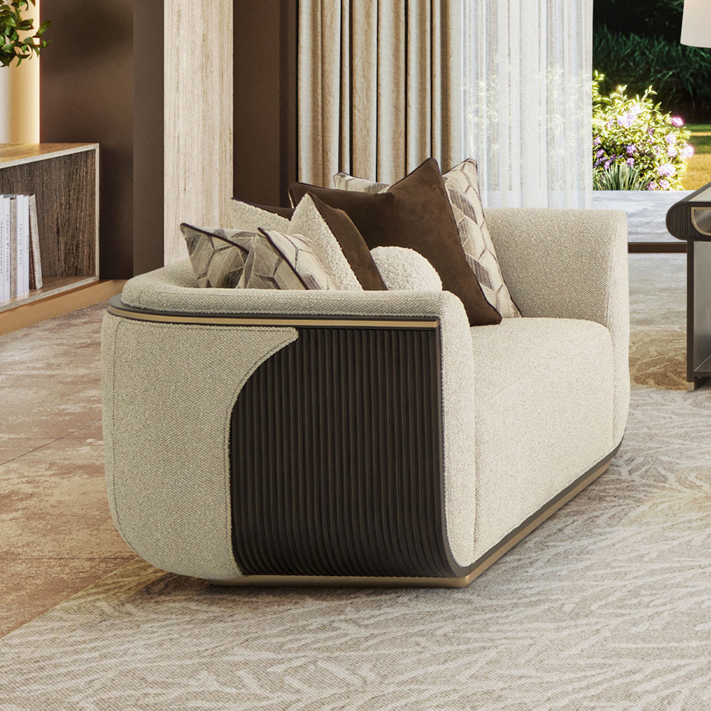 West Kensington Loveseat in Medium Espresso