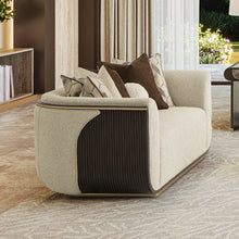 West Kensington Loveseat in Medium Espresso