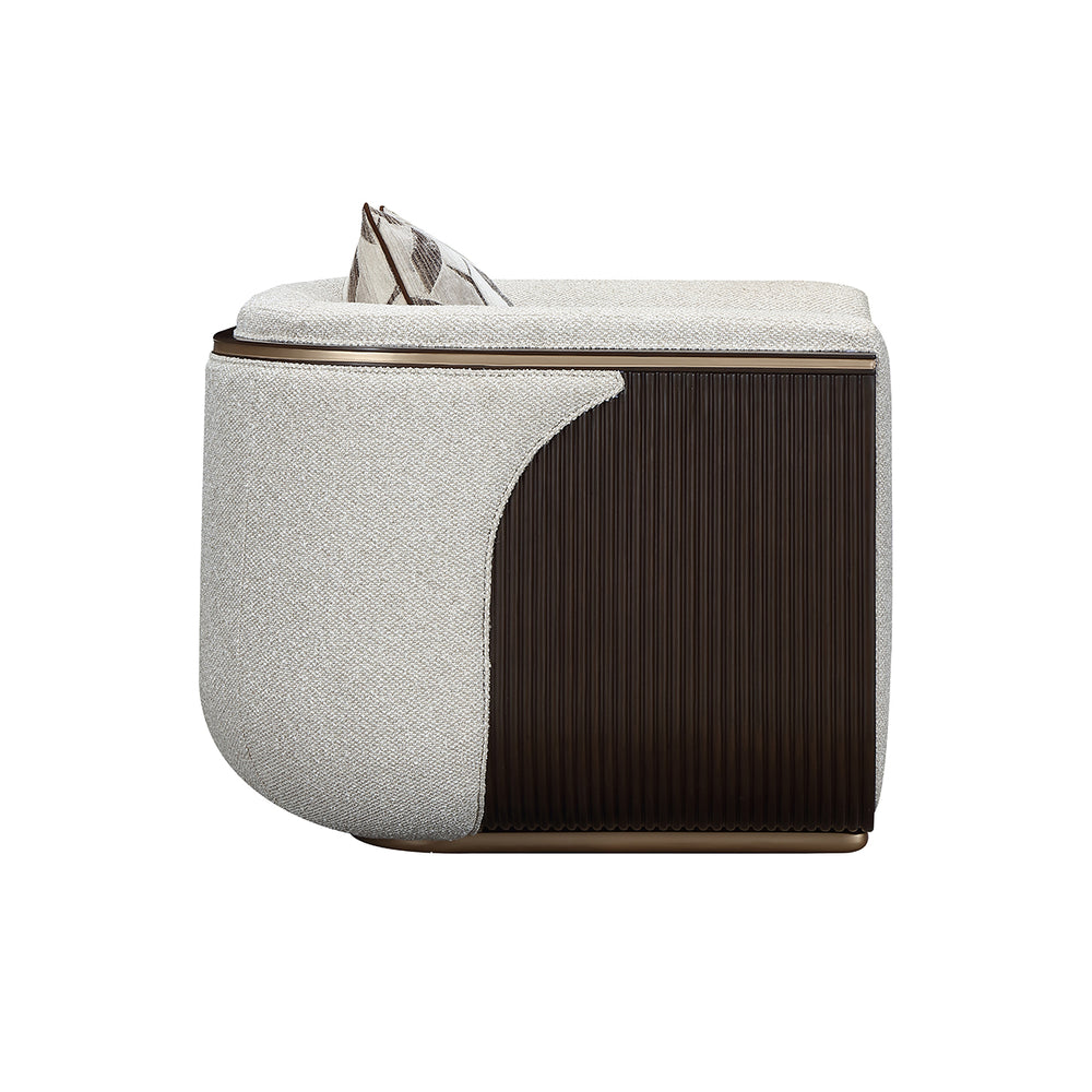 West Kensington Matching Chair in Medium Espresso
