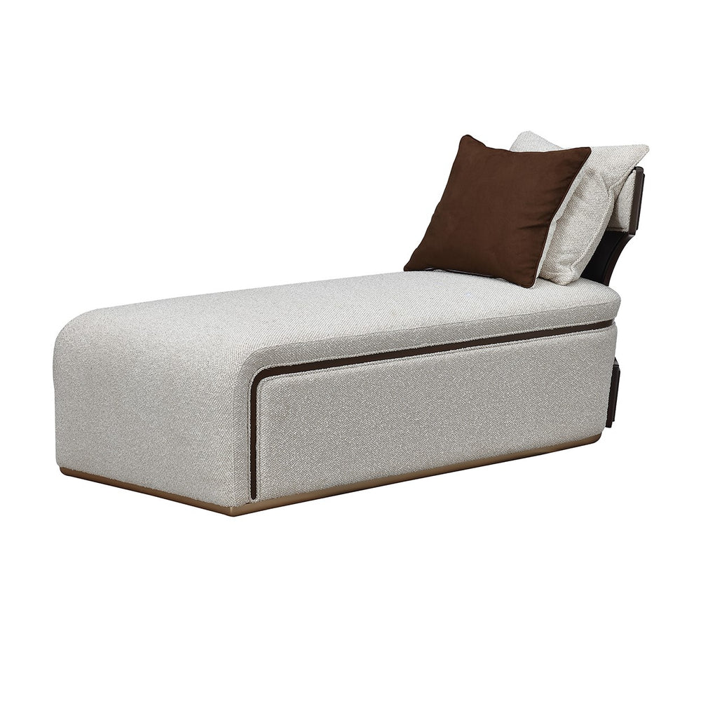 West Kensington Chaise in Medium Espresso