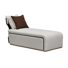 West Kensington Chaise in Medium Espresso