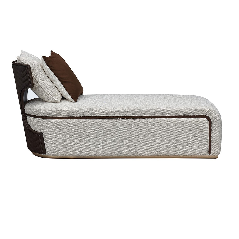 West Kensington Chaise in Medium Espresso