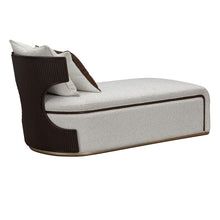 West Kensington Chaise in Medium Espresso
