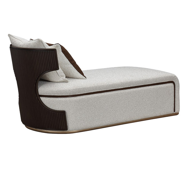 West Kensington Chaise in Medium Espresso