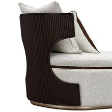 West Kensington Chaise in Medium Espresso