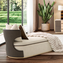 West Kensington Chaise in Medium Espresso