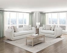 Cozy Collection Love Seat w/4 Designer Accent Pillows