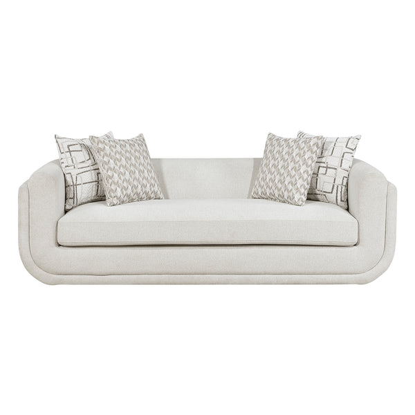 Cozy Collection Sofa w/4 Designer Accent Pillow