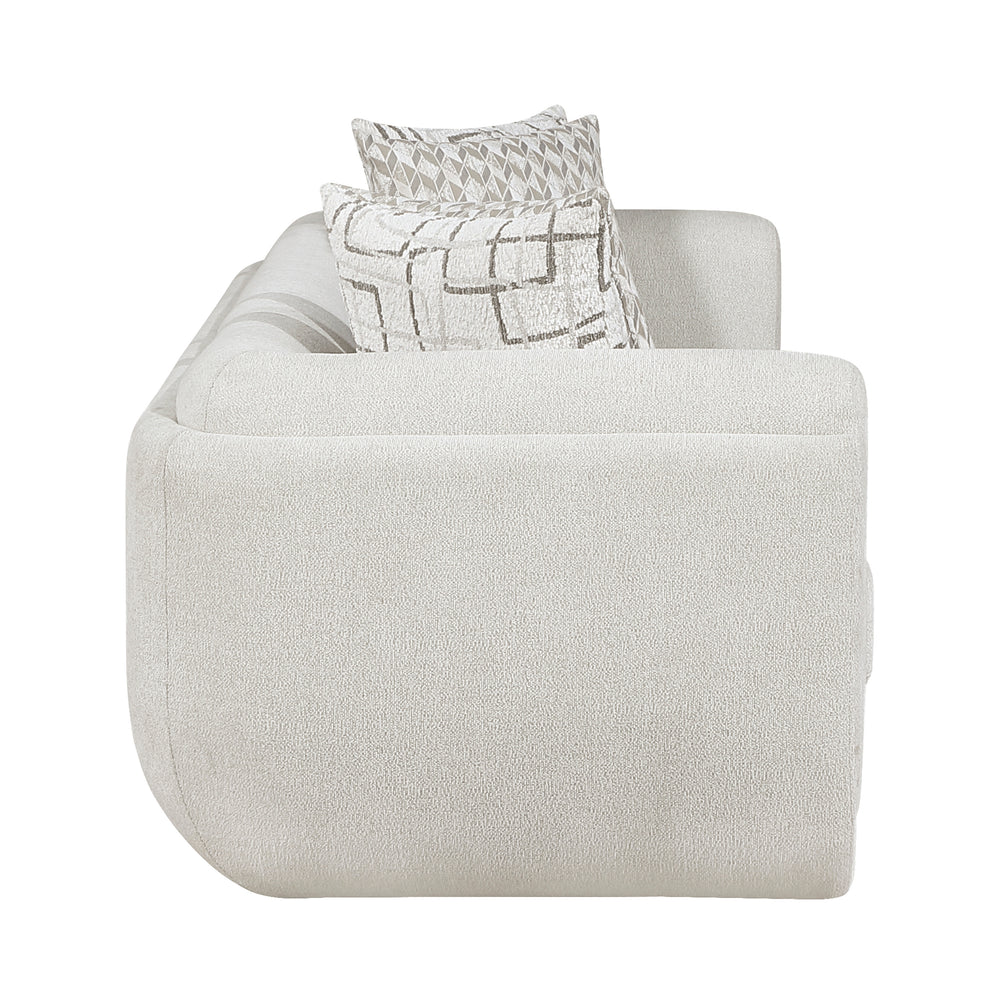Cozy Collection Sofa w/4 Designer Accent Pillow