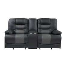 Fabian 2pc Recliner Living Room Set: Sofa, Love