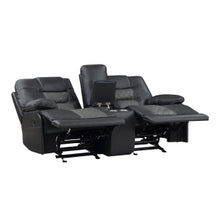Fabian 2pc Recliner Living Room Set: Sofa, Love