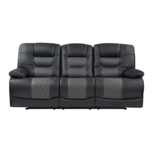 Fabian 2pc Recliner Living Room Set: Sofa, Love