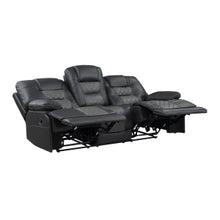 Fabian 2pc Recliner Living Room Set: Sofa, Love