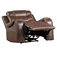 Putnam Power Reclining Chair Brown Side View