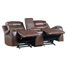 Brown recliner chairs on a white background