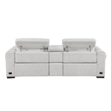 McPherson Power Double Reclining Love Seat with Center Console, Power Headrests & Charging Ports