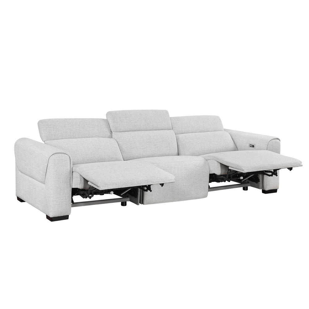 McPherson Power Double Reclining Sofa with Power Headrests & Charging Ports