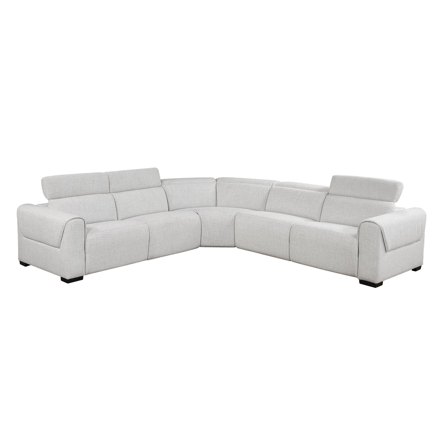McPherson 5-Piece Modular Power Reclining Sectional with Power Headrests & Charging Ports