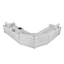 McPherson 6-Piece Modular Power Reclining Sectional with Power Headrests & Charging Ports