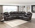 Ramone 3-Piece Power Reclining Sectional with Consoles, Speakers, Subwoofer and LED Lighting