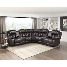 Ramone 3-Piece Power Reclining Sectional with Consoles, Speakers, Subwoofer and LED Lighting