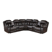 Ramone 3-Piece Power Reclining Sectional with Consoles, Speakers, Subwoofer and LED Lighting