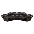 Ramone 3-Piece Power Reclining Sectional with Consoles, Speakers, Subwoofer and LED Lighting