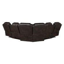 Ramone 3-Piece Power Reclining Sectional with Consoles, Speakers, Subwoofer and LED Lighting