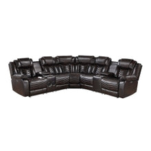 Ramone 3-Piece Power Reclining Sectional with Consoles, Speakers, Subwoofer and LED Lighting