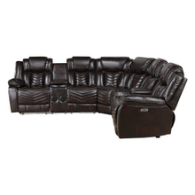 Ramone 3-Piece Power Reclining Sectional with Consoles, Speakers, Subwoofer and LED Lighting