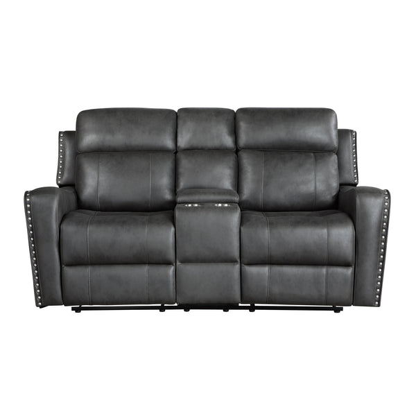 Kellen Double Reclining Love Seat with Center Console
