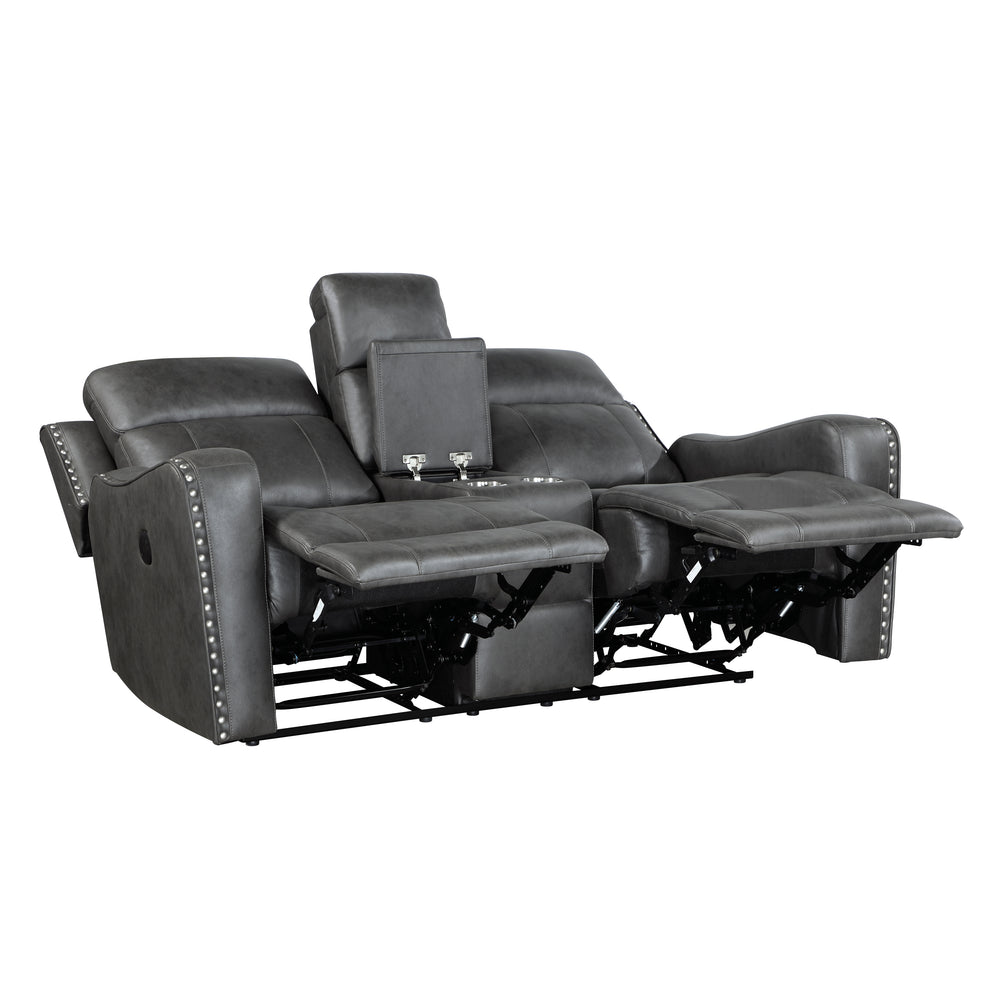 Kellen Double Reclining Love Seat with Center Console