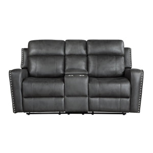 Kellen Double Reclining Love Seat with Center Console