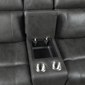 Kellen Double Reclining Love Seat with Center Console
