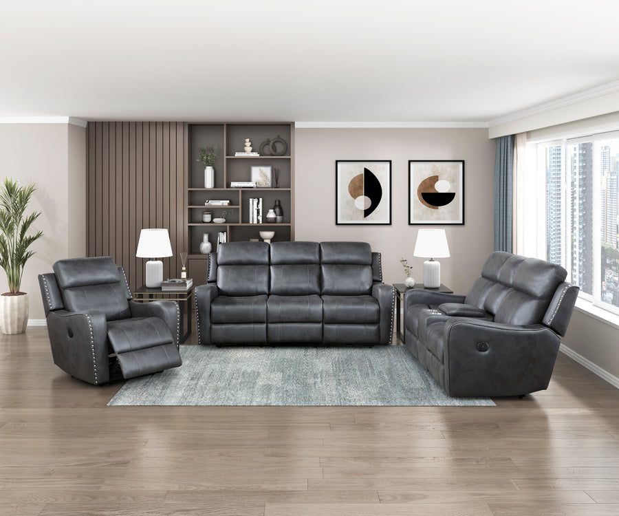Kellen Double Reclining Sofa Complete Room