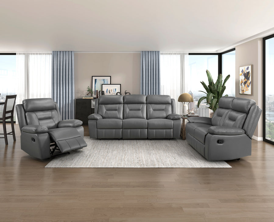 Laconia Power Double Reclining Sofa Complete Room