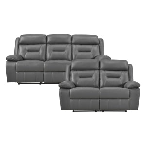 Laconia 2pc Set: Sofa, Love (Power Recliner)