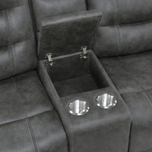 Oberon 2pc Recliner Living Room Set: Sofa, Love