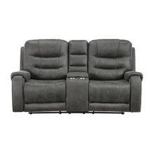 Oberon 2pc Recliner Living Room Set: Sofa, Love
