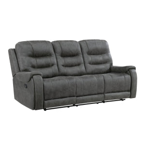 Oberon 2pc Recliner Living Room Set: Sofa, Love