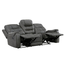 Oberon 2pc Recliner Living Room Set: Sofa, Love