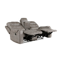 Oberon Double Reclining Love Seat with Center Console
