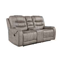 Oberon Double Reclining Love Seat with Center Console