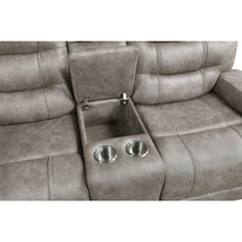 Oberon 2pc Recliner Living Room Set: Sofa, Love