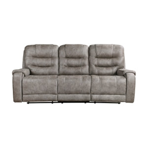 Oberon 2pc Recliner Living Room Set: Sofa, Love
