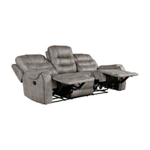 Oberon 2pc Recliner Living Room Set: Sofa, Love