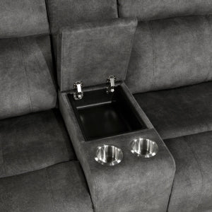 Muncie Double Reclining Love Seat with Center Console