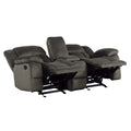 Laurelton Double Glider Reclining Love Seat with Center Console