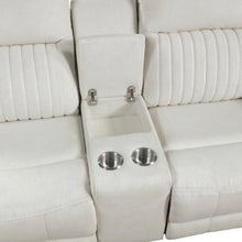 Dean Double Reclining Love Seat with Center Console, Beige