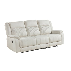 Dean Double Reclining Sofa, Beige